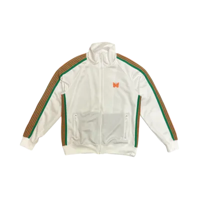 NEEDLES 23SS B'2Nd Exclusive Track Jacket Poly Smooth "White"