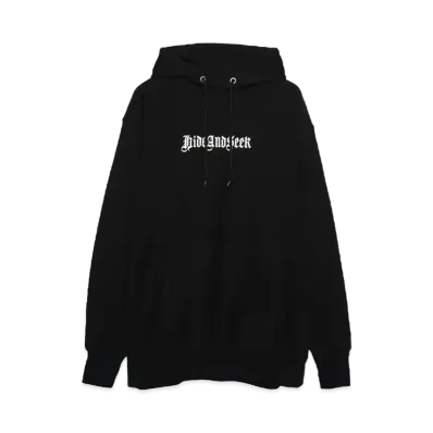 Hide and Seek Eagle Hooded Sweat Shirt "BLACK"