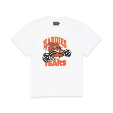 DENIM TEARS Hardies Tears Bulldog Tee "White"