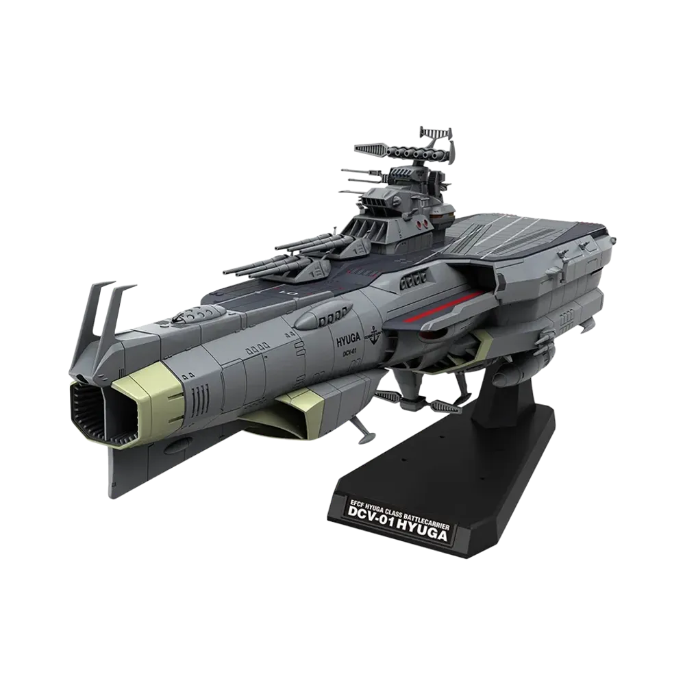 BANDAI -STAR BLAZERS SPACE BATTLESHIP YAMATO- 1/1000 Earth Defense Force Hyuga-class combat space carrier DCV-01 Hyuga