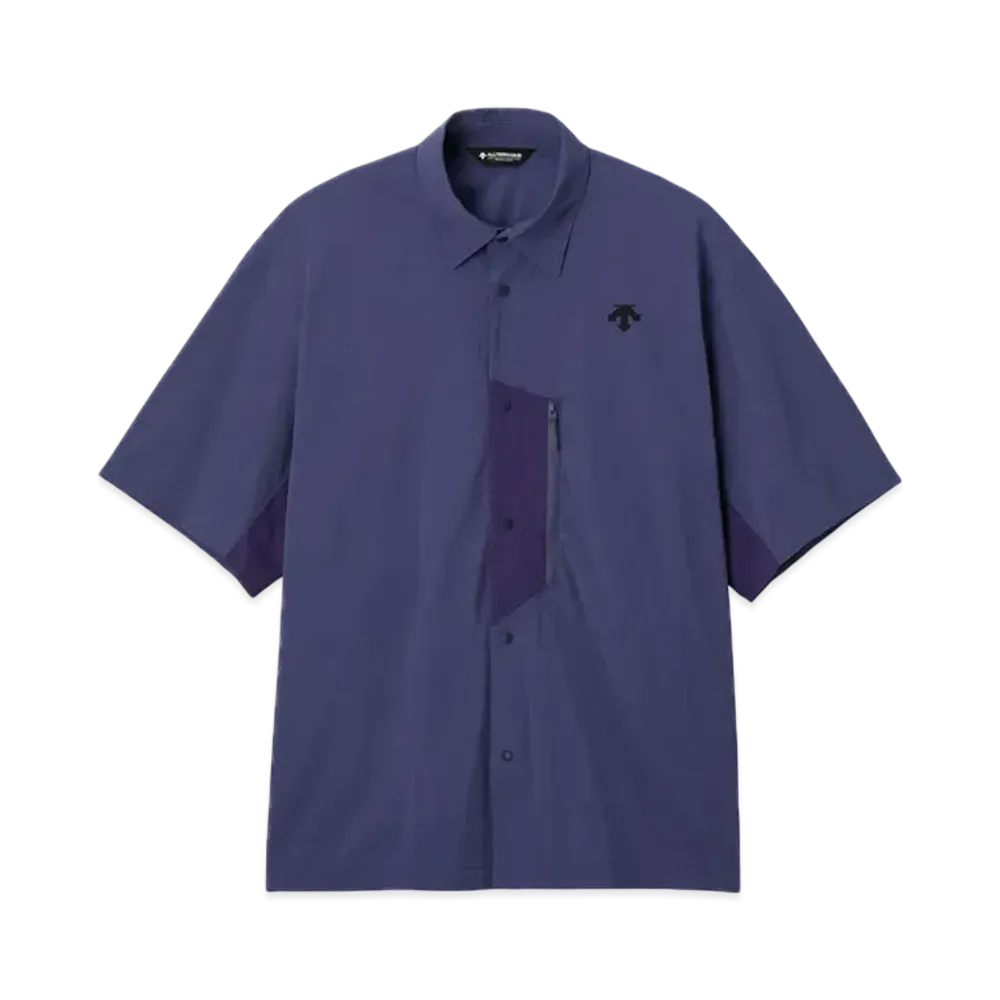 DESCENTE ALLTERRAIN Windshell Half Sleeve Shirt "Purple Haze"