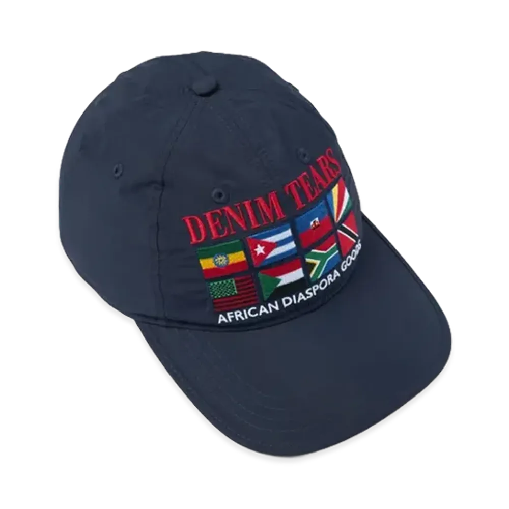 DENIM TEARS Diaspora Class Cap "Navy"