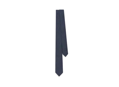 Dior Oblique Tie Silk "Blue/Black"
