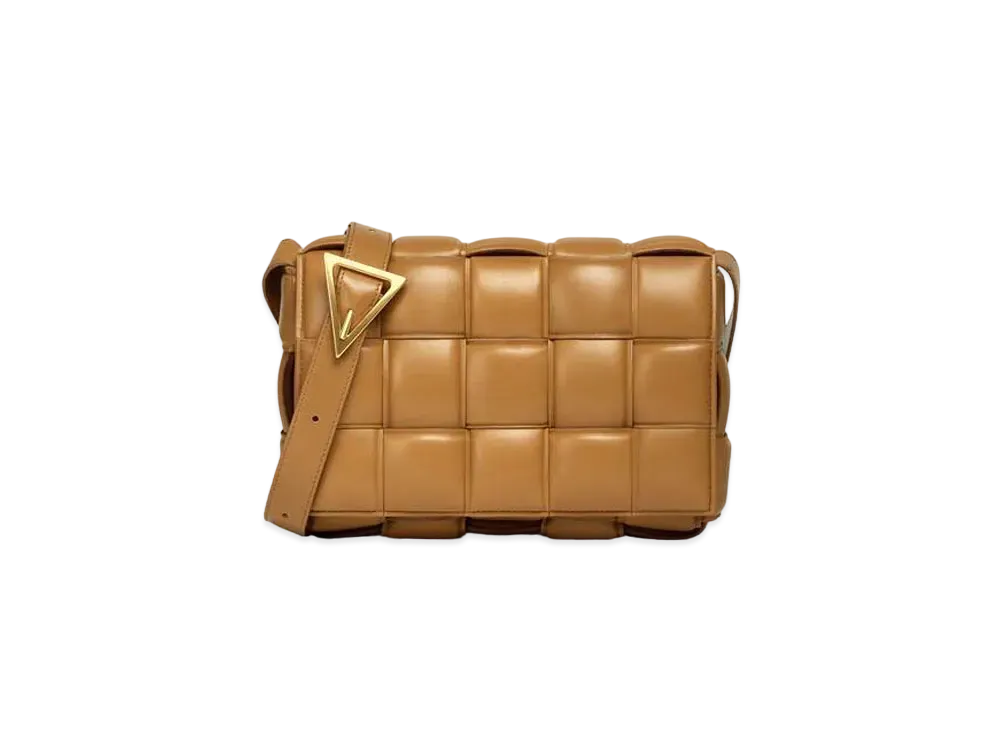 Bottega Veneta Padded Cassette "Caramel"