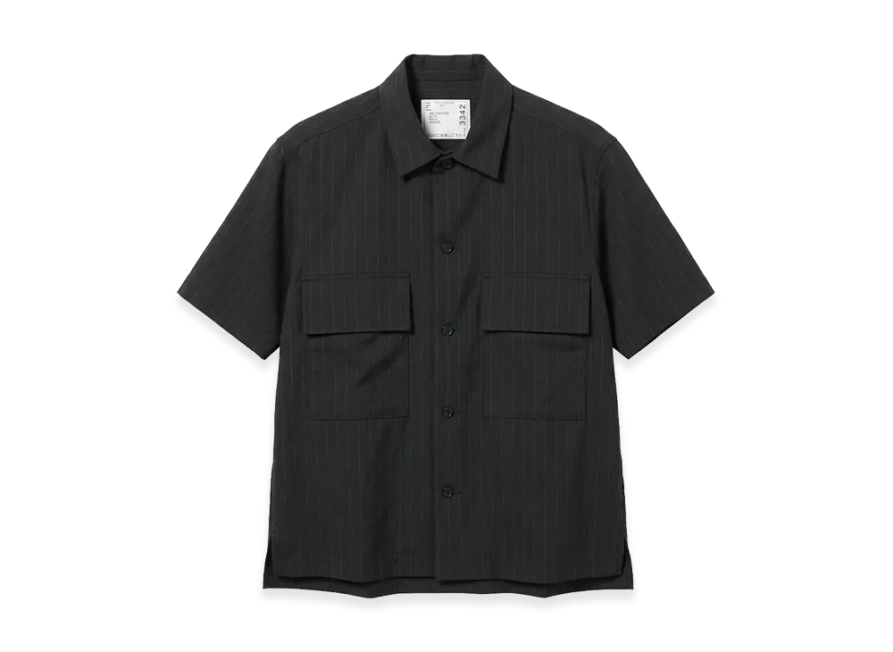 sacai Chalk Stripe Shirt "Navy"