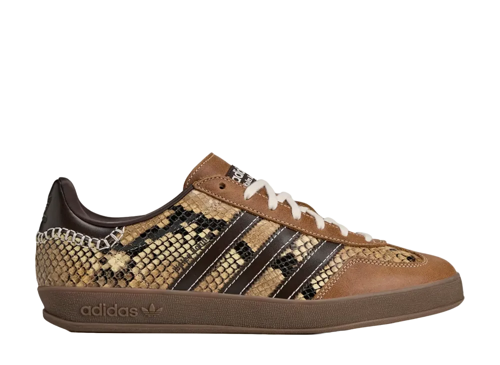 Wales Bonner × adidas Gazelle Indoor "Snakeskin/Dark Brown"