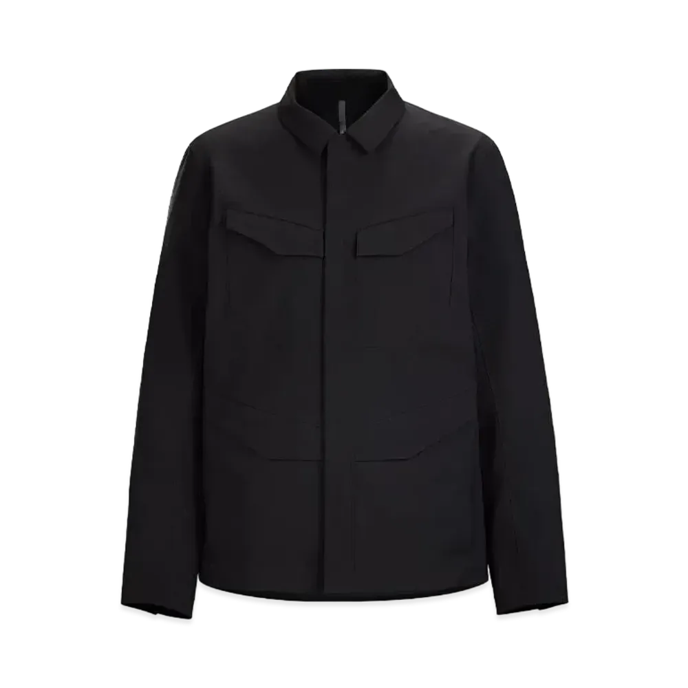 ARC'TERYX Veilance Field Softshell Tech Wool Overshirt Men's "Black"