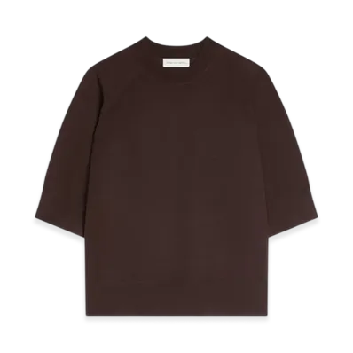 DRIES VAN NOTEN Women's Merino Sweater "Dark brown"