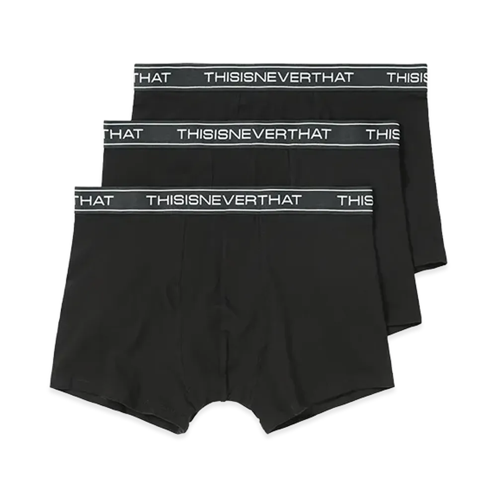 thisisneverthat Cotton Briefs 3Pack "Black"
