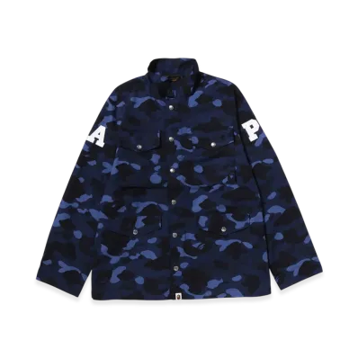 A BATHING APE Color Camo M 65 Jacket "Navy"