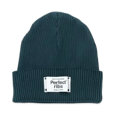 Perfect Ribs Rib Beanie Cap "Charcoal Green"