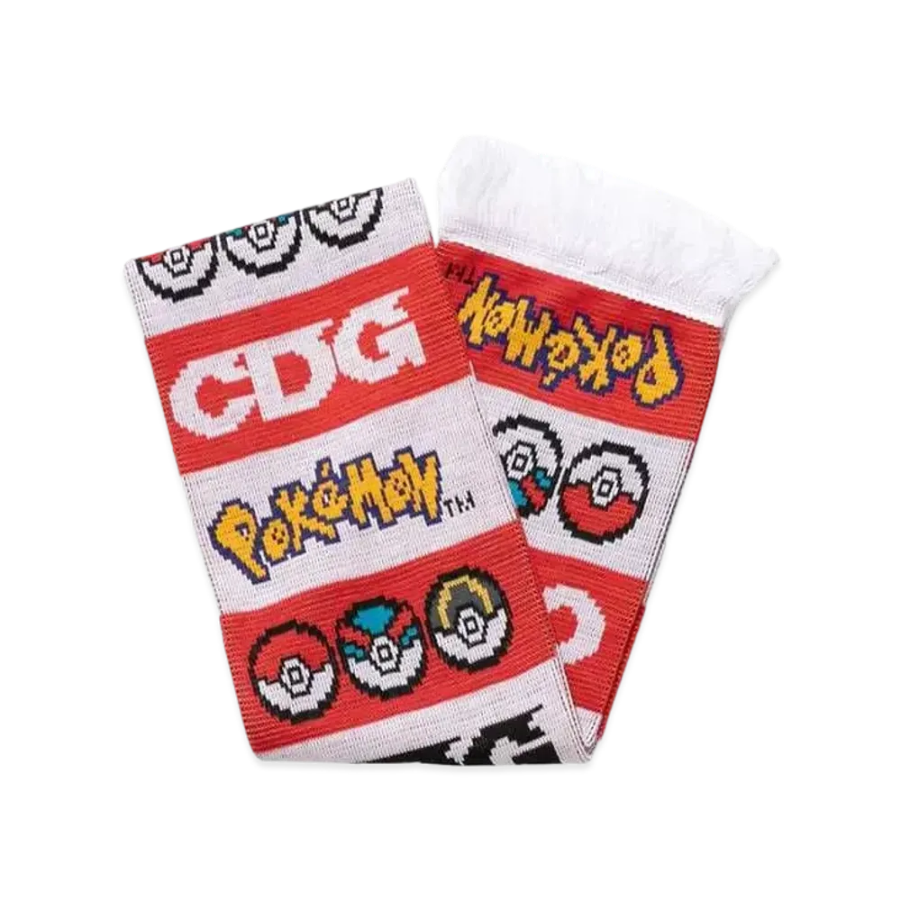 Comme des Garcons Pokemon Knit Stole 2 "Red"