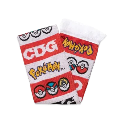 Comme des Garcons Pokemon Knit Stole 2 "Red"