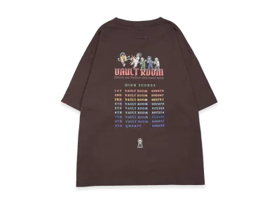 VAULTROOM Game Score Tee "Brown"