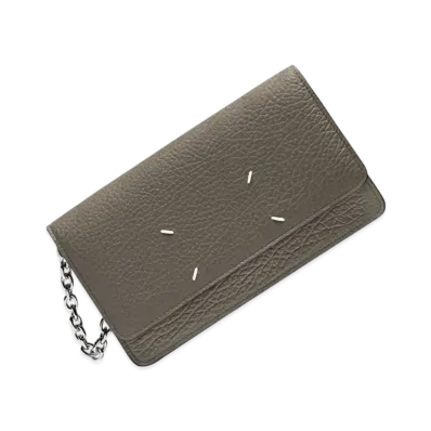 Maison Margiela Four Stitches Chain Wallet "Dark Gray"