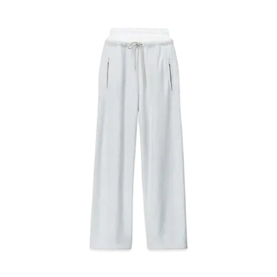 Alexander Wang Logo Stretch Sweat Pants "Light Heather Gray"
