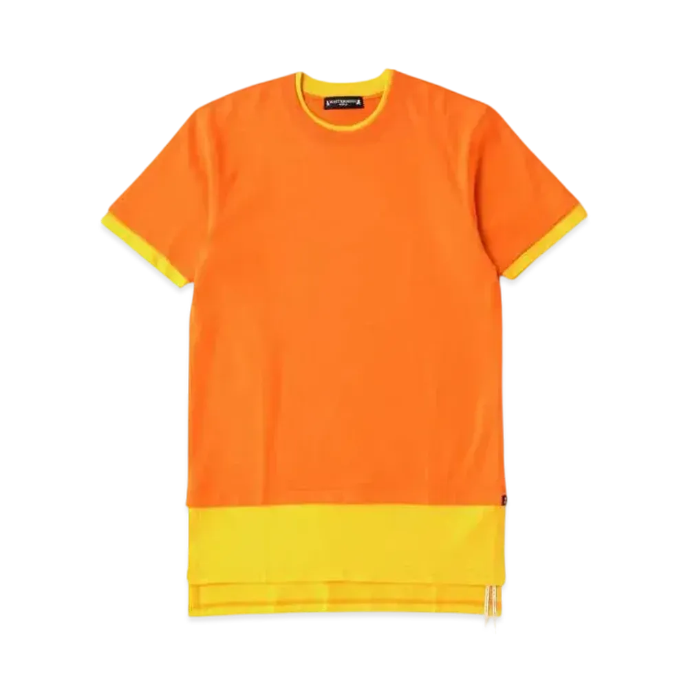 mastermind WORLD Layered Tee "Orange Yellow"