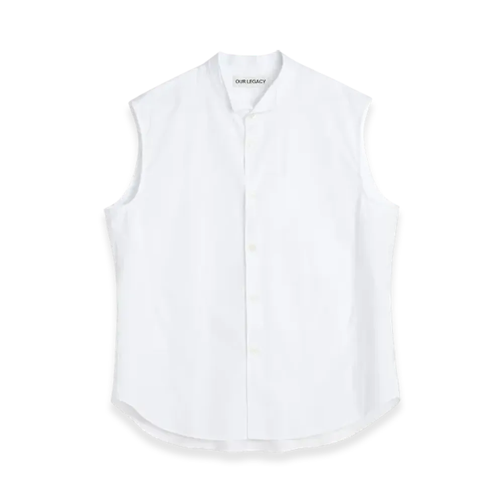OUR LEGACY Wing Shirt Sleeveless "Winter Bouquet Super Poplin"