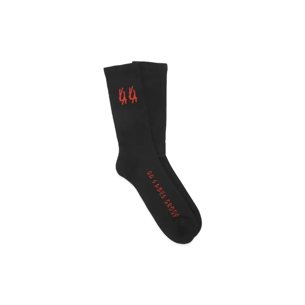 44 LABEL GROUP CLASSIC SOCKS "BLACK"
