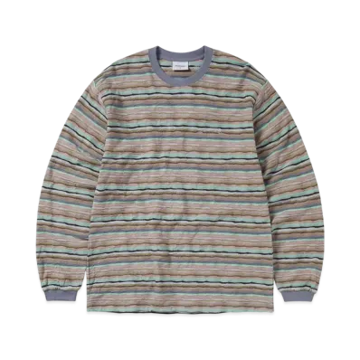 thisisneverthat Wave Jacquard L/S Tee "Pale Peach"