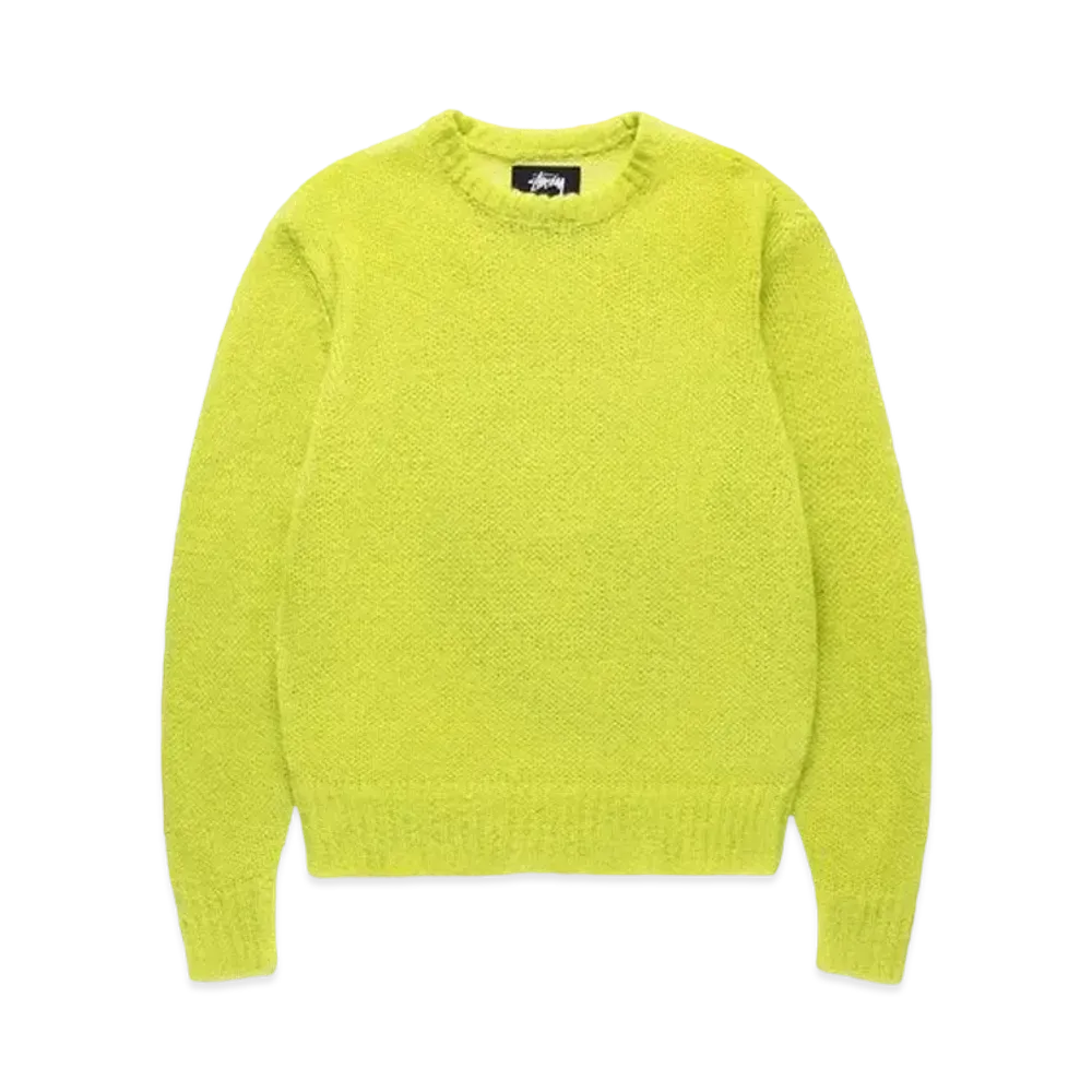 Stussy S Loose Knit Sweater "Lime"
