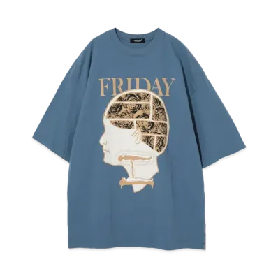UNDERCOVER Cotton T-shirt "Blue Gray"