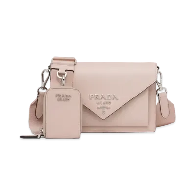 PRADA Saffiano Leather Mini Envelope Bag "Water Lily"