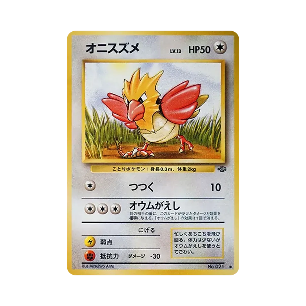 Spearow : Old Back [PMCG2 No.021](Expansion Pack "Pokemon Jungle")