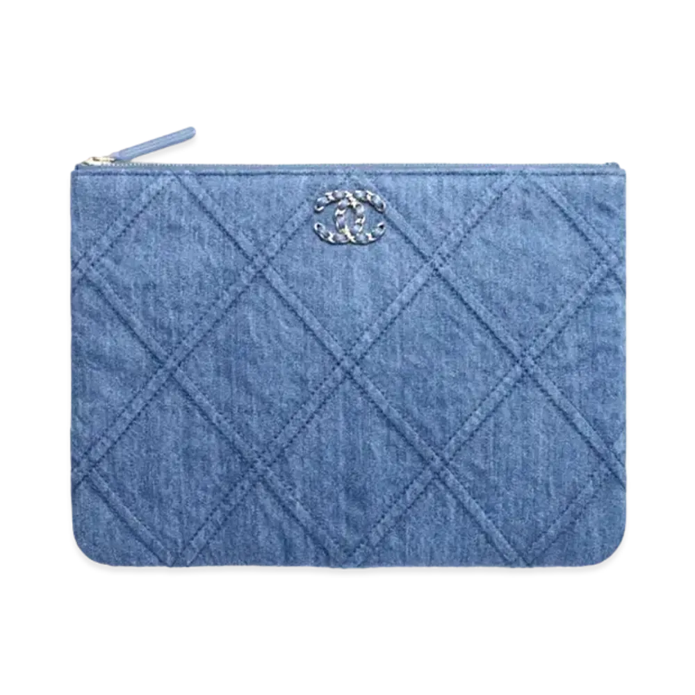 CHANEL Chanel 19 Pouch Denim "Blue"
