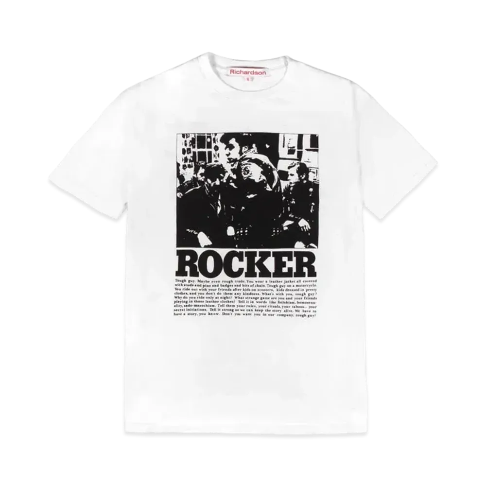 Richardson X HYSTERIC GLAMOUR ROCKER T-SHIRT "White"