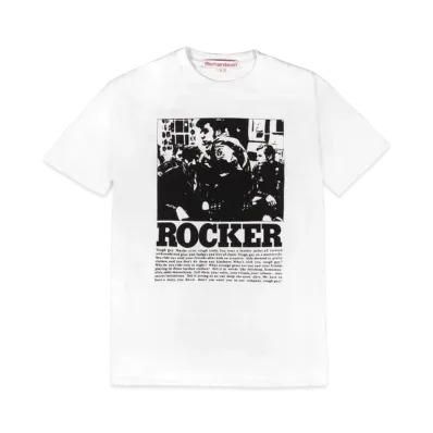 Richardson X HYSTERIC GLAMOUR ROCKER T-SHIRT "White"