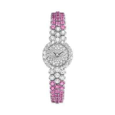 Van Cleef & Arpels a Cheval watch "Platinum/Sapphire/Diamond"