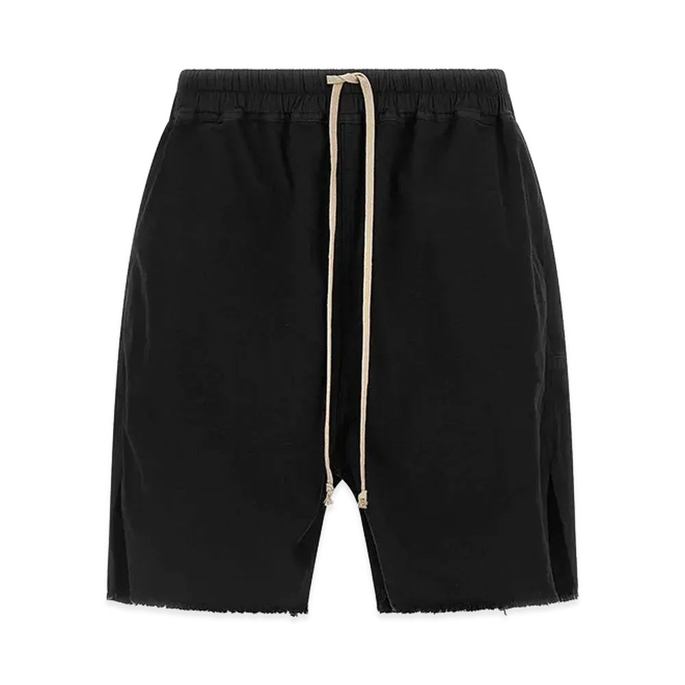 Rick Owens DRKSHDW Long Boxers Butt Zip Bermuda Shorts "Black"