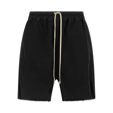 Rick Owens DRKSHDW Long Boxers Butt Zip Bermuda Shorts "Black"
