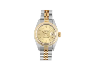 ROLEX Lady-Datejust "Champagne/Stainless Steel/Yellow Gold"