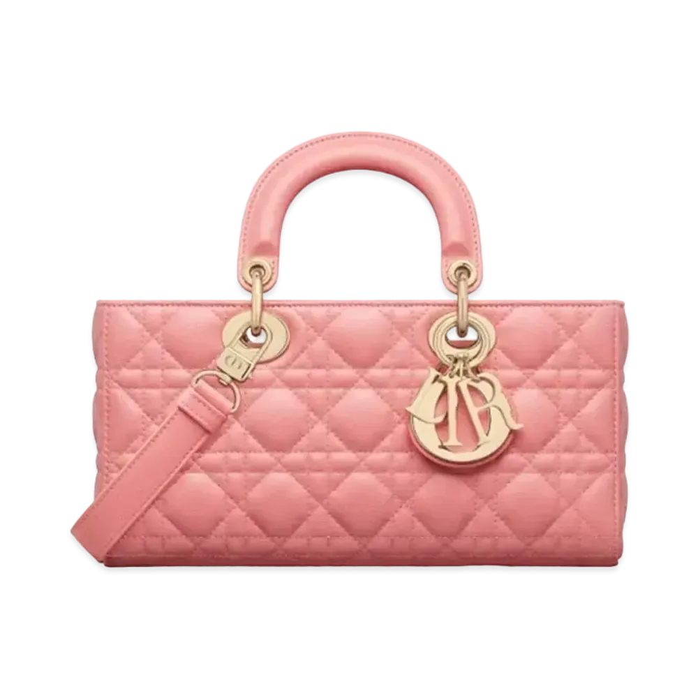 Dior Medium Lady D Joy Bag Cannage Lambskin "Light Pink"