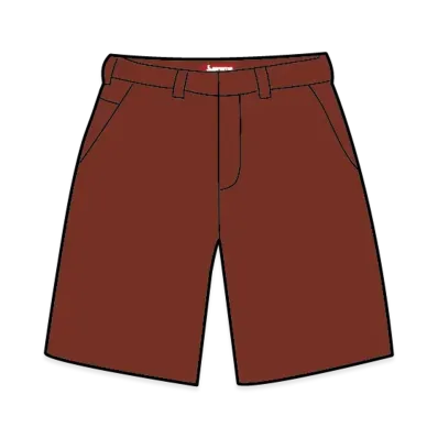Supreme Work Short "Mahogany" (25SS)