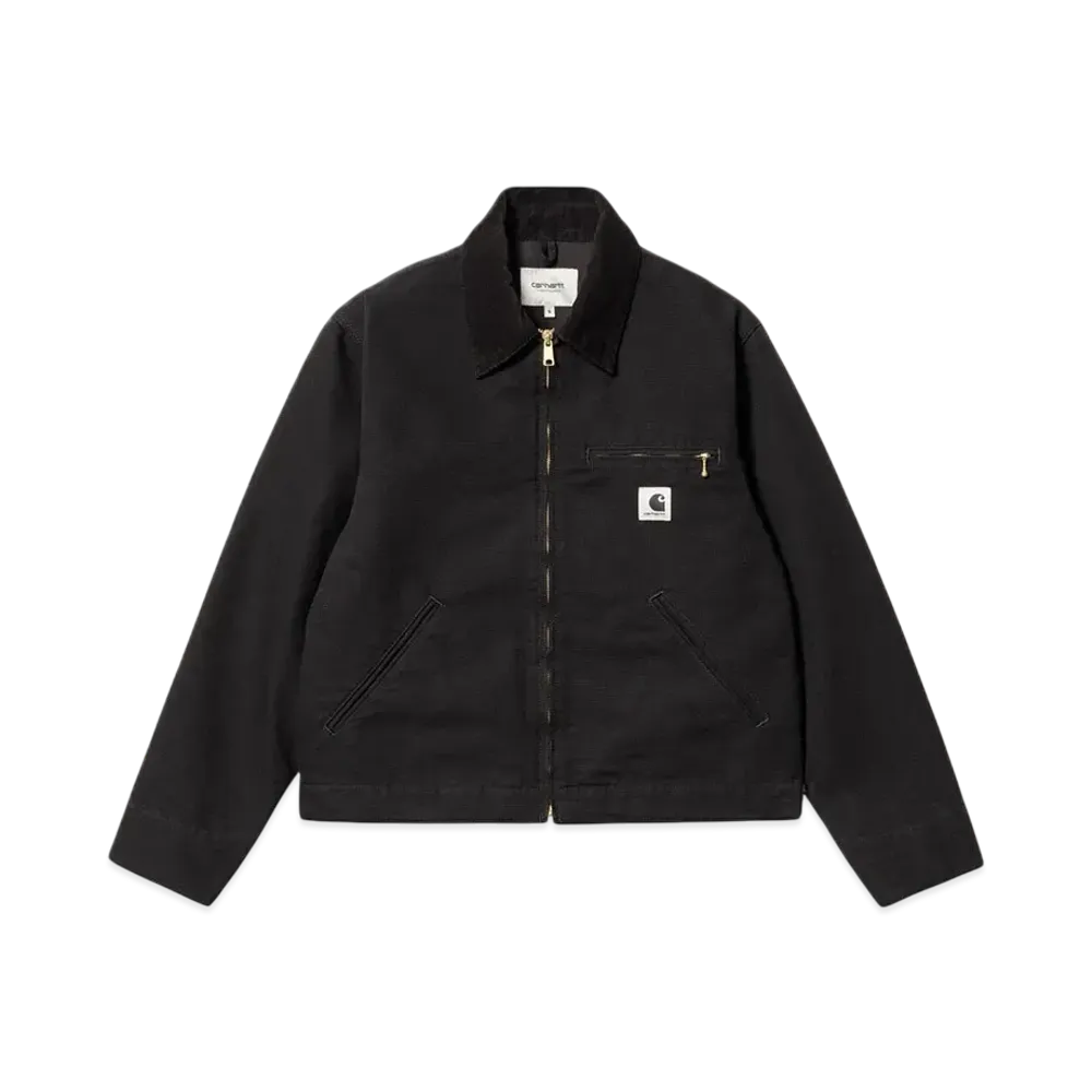 Carhartt Wip W' Og Detroit Jacket "Black/Black(Rinsed)"