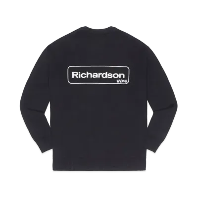 Richardson COTTON KNIT SWEATER "Black"