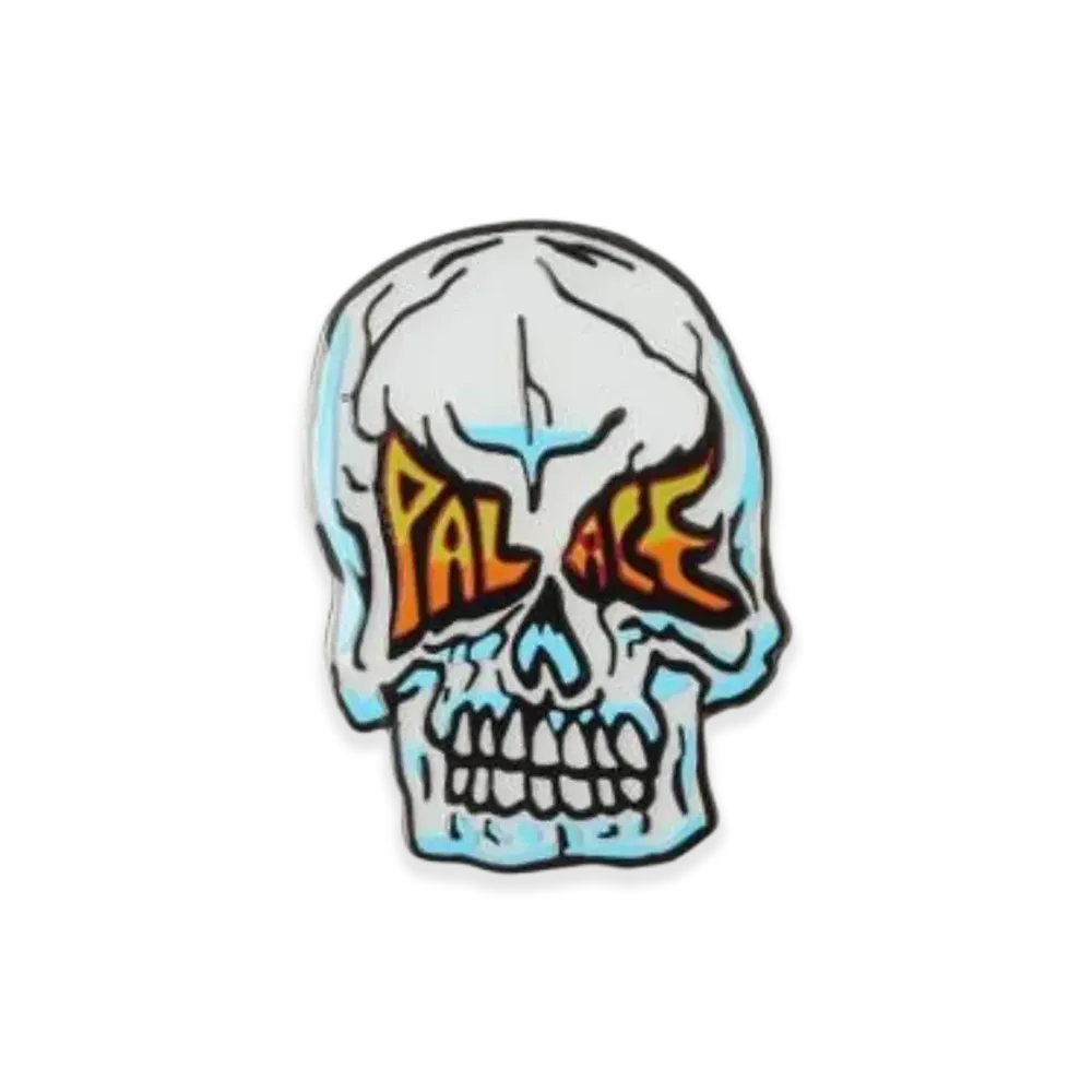PALACE Hesh Pin Badge "White"