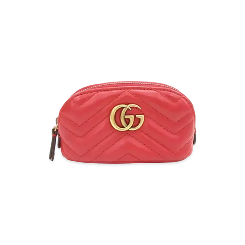 GUCCI GG Marmont Key Pouch "Red"