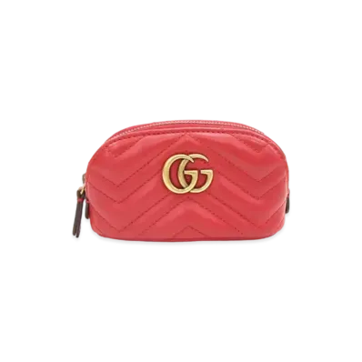 GUCCI GG Marmont Key Pouch "Red"