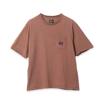 NEEDLES S/S Pocket Tee - Cotton Jersey "Salmon"