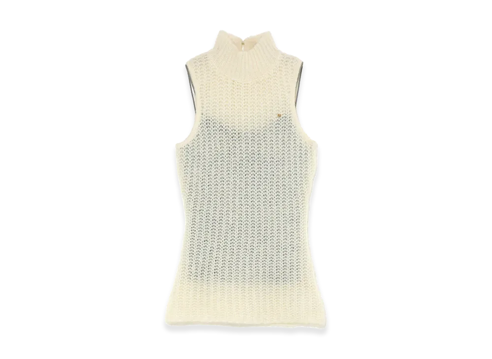 ANDMARY Women's Meg Fluffy Tops "White"