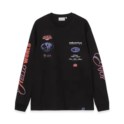 Carhartt WIP Audio Archives WIP L/S T-Shirt "Black"