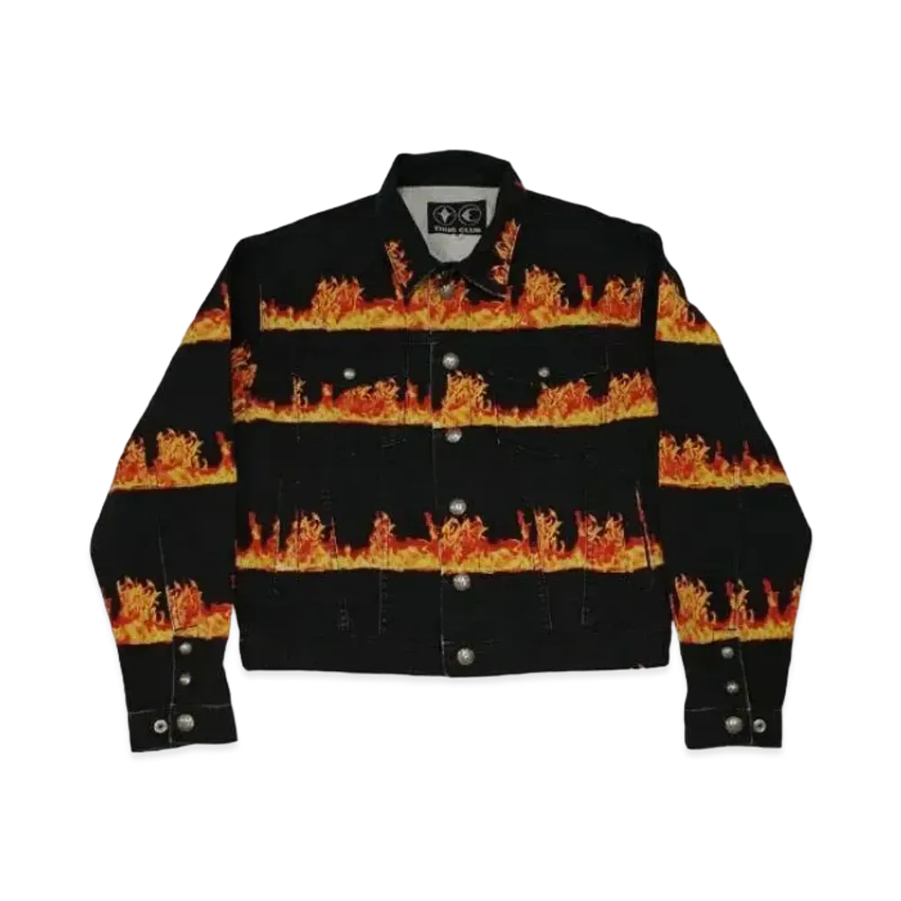 THUG CLUB Chopper Flame Jacket "Black"