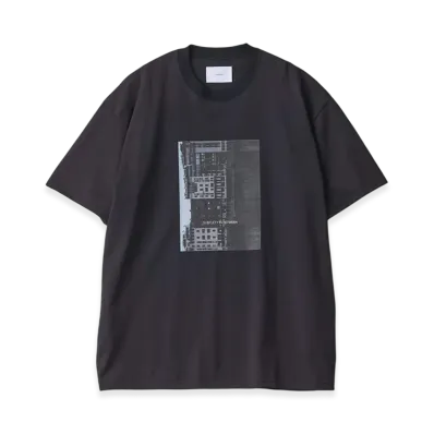 ssstein Oversized Print Tee -Subtlety- (Supima) "Dark Navy"