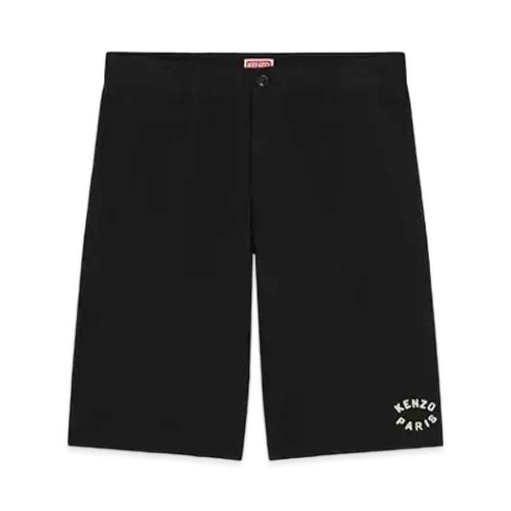 KENZO 'PARIS' Chino Short Pants "Black"