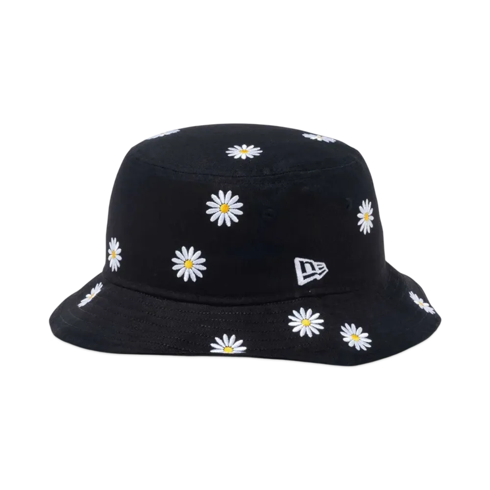 NEW ERA Bucket 01 Flower Embroidery "Black"