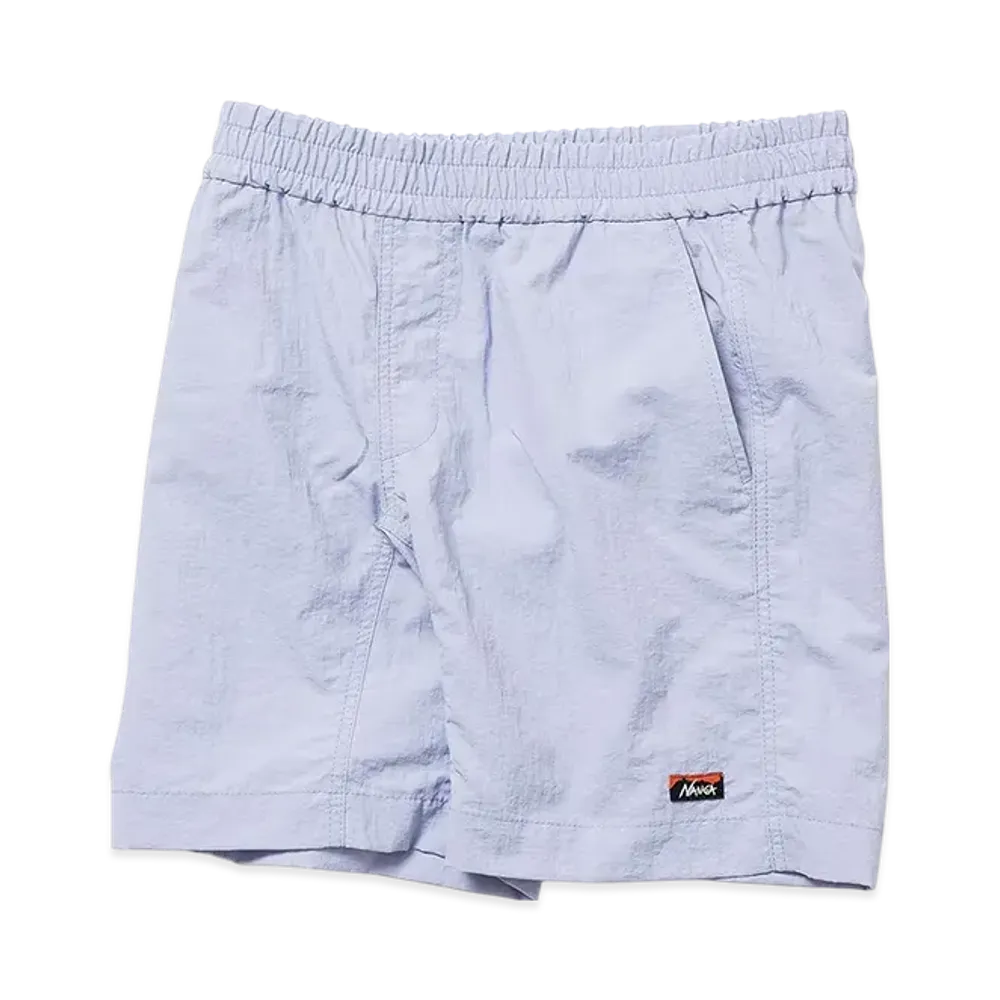 NANGA Nylon Tusser Kids Easy Shorts "Lavender"